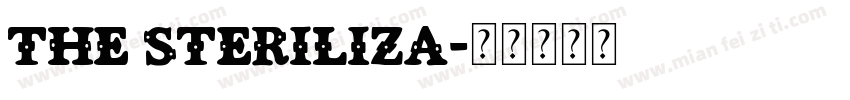 the steriliza字体转换